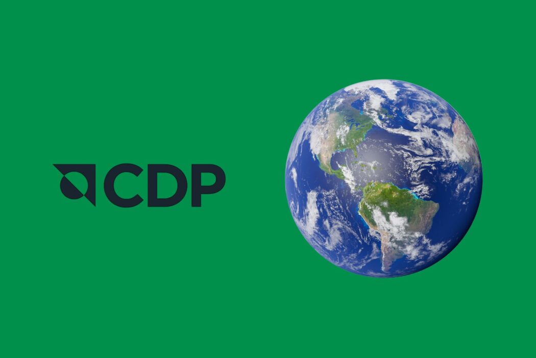 CDP logo and a picture of earth
